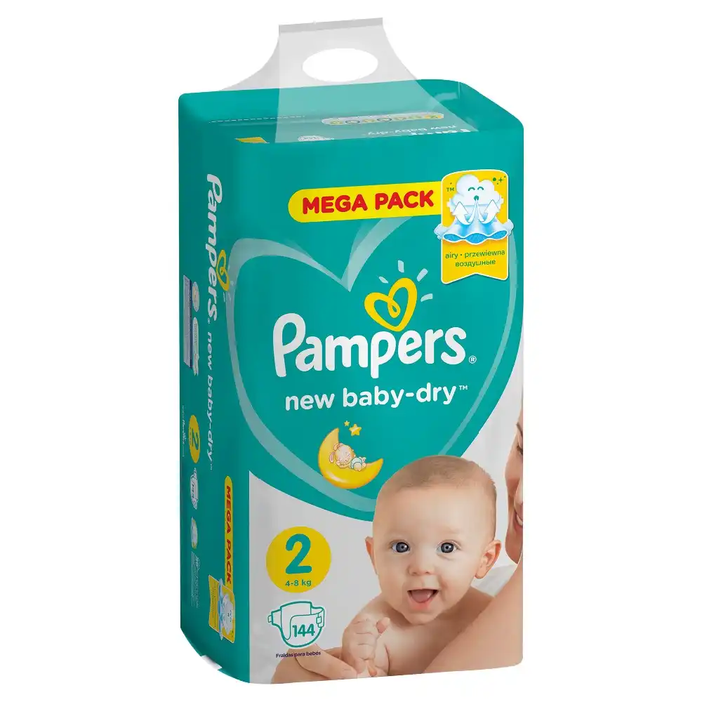 new baby dry pampers
