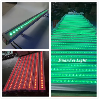 

6 light outdoor garden bar dmx led wall wash bar color changed rgb led bar wall washer light 36x3w