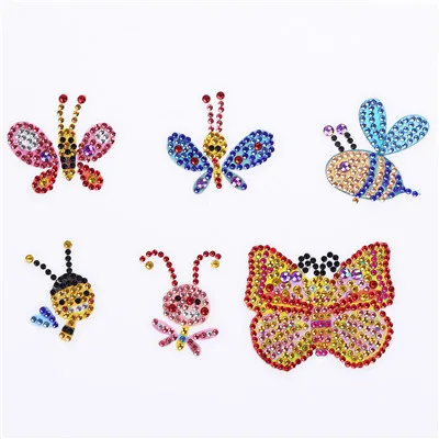 Special shaped Diamond Embroidery OWL butterfly bee Diamond Painting For kids Round Diamond Sticker For Cup Book Phone Decor DIY - Цвет: ZN004