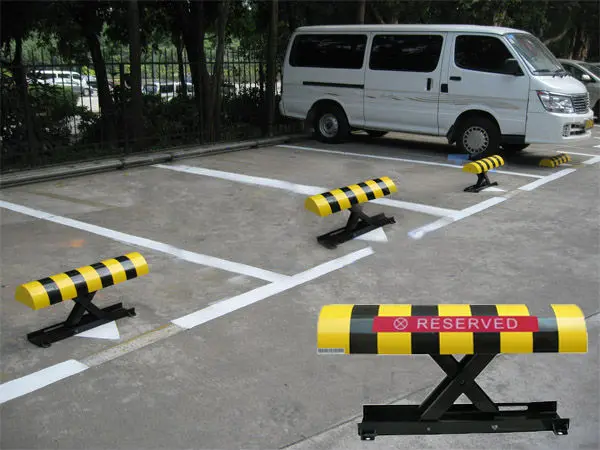 Automatic remote controlled parking lock/parking barrier/ parking space lock no battery 3