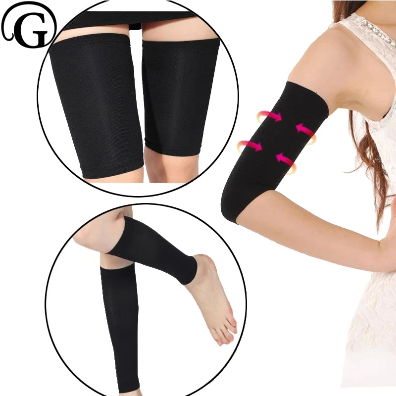 PRAYGER 3pcs/set New Women Invisible Slimming Arms Shaper Massage Thigh Wrap Control Legs Girdles Home Casual Body Shapewear Body : image PRAYGER 3pcs/set New Women Invisible Slimming Arms Shaper Massage Thigh Wrap Control Legs Girdles Home Casual Body Shapewear Body