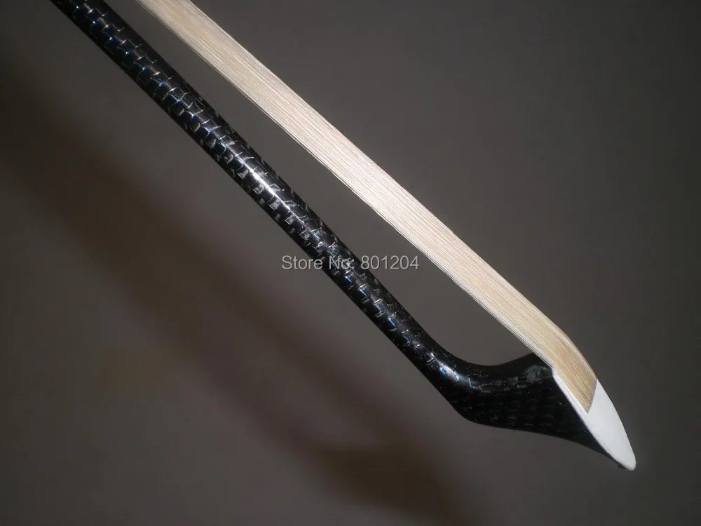 

4 PCs Strong Balanced Pro Blue Wire Inlay Cello Carbon Fiber bow 4/4