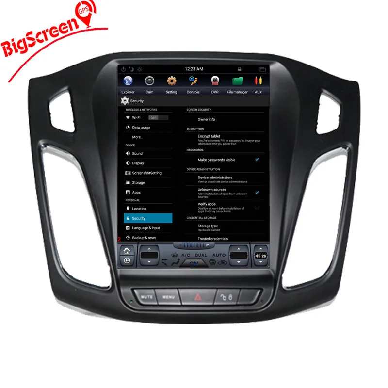 10," Android 8,1 4+ 64 Гб Teala стиль автомобиля dvd-плеер gps Navi для Ford Focus 2012- мультимедийная лента рекордер buit-in carplay