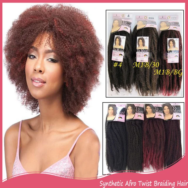3PC Synthetic Afro Twist Braiding Hair Marley Braids Hair Extension For