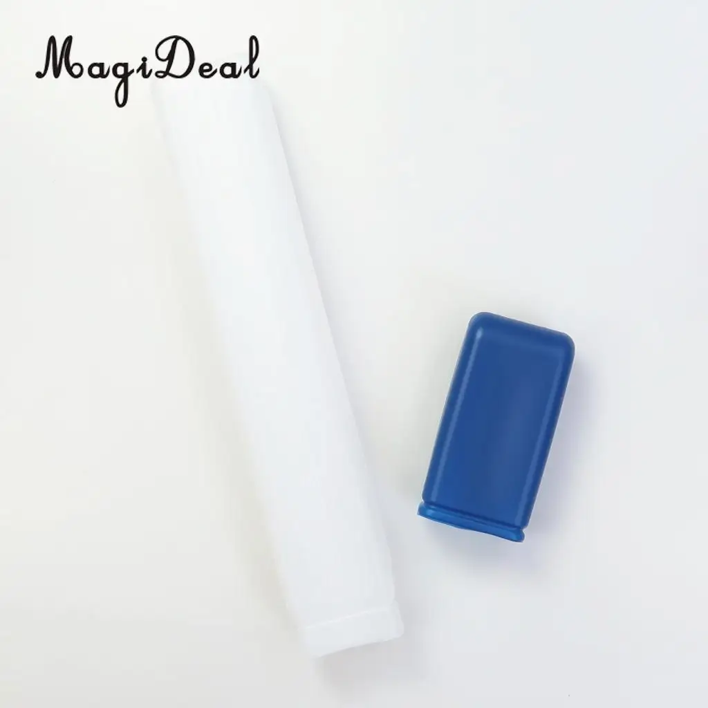 41x6cm Plastic Clear Knitting Needle Crochet Hook Tube Case Holder Storage Case 
