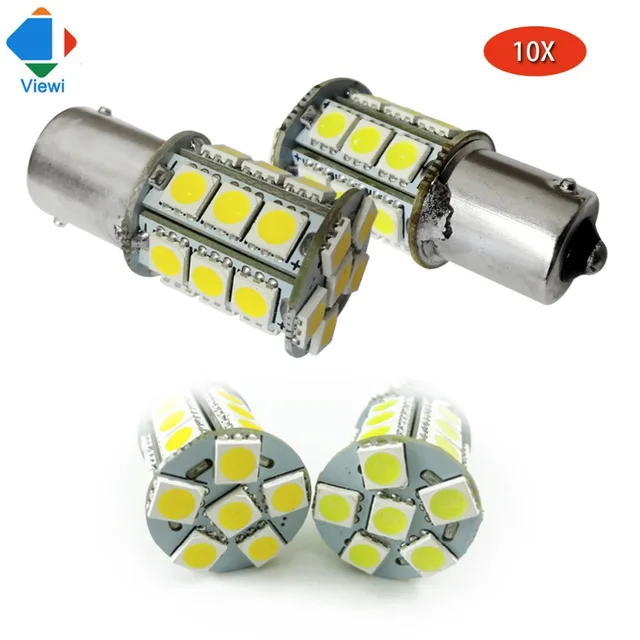 Viewi 10x super bright new 12 volt 1156 turn lights Dc 12v Reversing Light Car led Rogue lamp