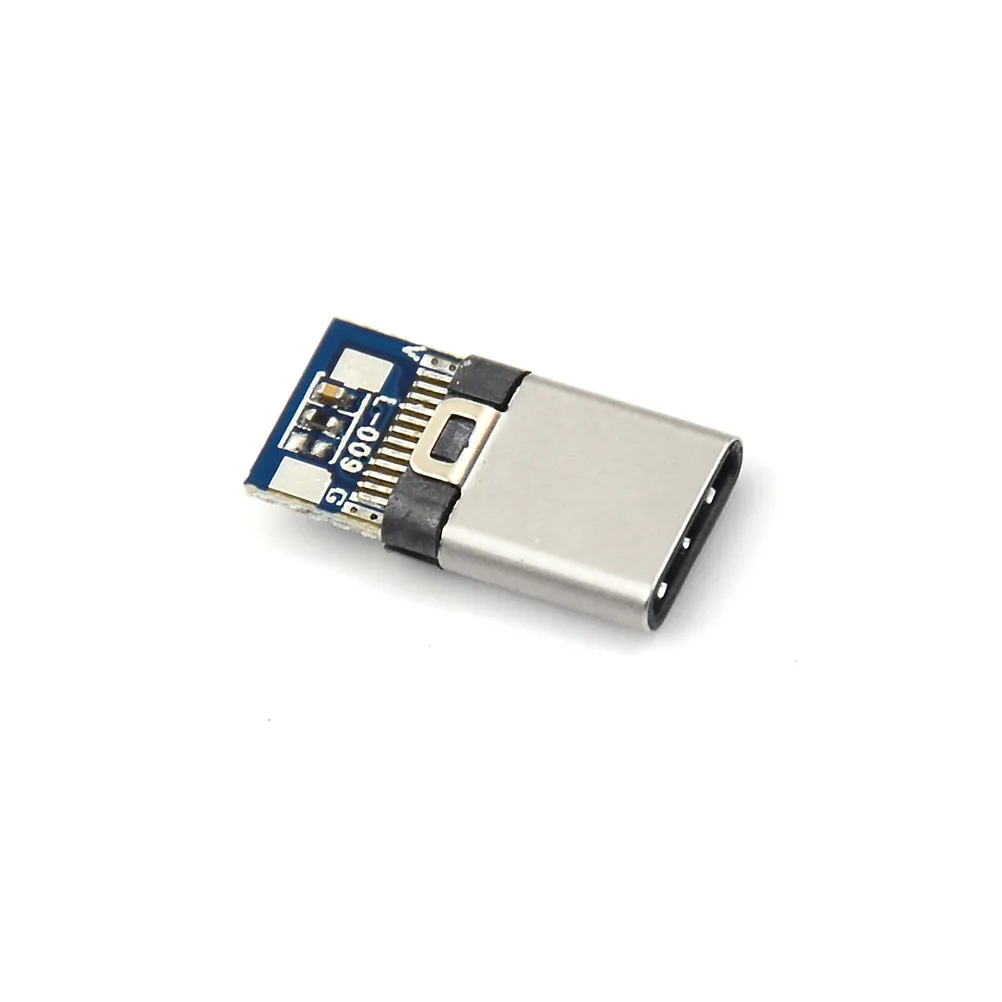 2 шт. USB 3 1 Тип C Male Вилки DIY припоя кабель розетка придает печатной платы SMT оптовая