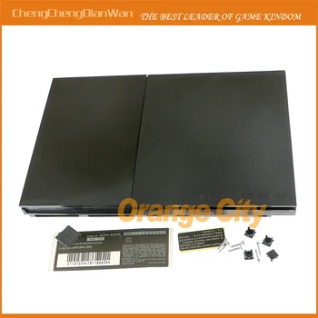

2pcs/lot Full Housing Shell Case for PS2 Slim 9w 90000 9000X Console Cover with label