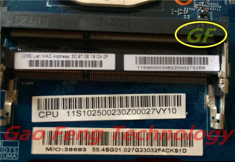 Оригинальная материнская плата 48.4SG01.011 для ноутбука lenovo G480, неинтегрированная материнская плата DDR3, идеально работает