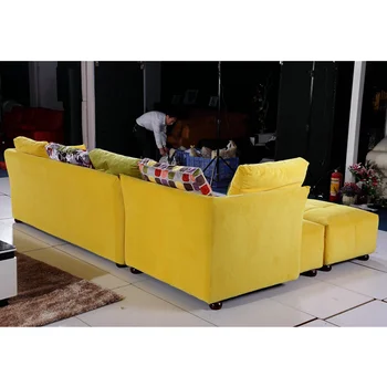 

American Style Vintage Leather Sofa Mid Century Modern Sofa