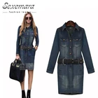 34% off! belt 2017 summer dress vestidos femininos women denim jeans dark blue midi big plus size 5XL American loose female clothing Save 14.21 on belt 2017 summer dress vestidos femininos women denim jeans dark blue midi big plus size 5XL American loose female clothing