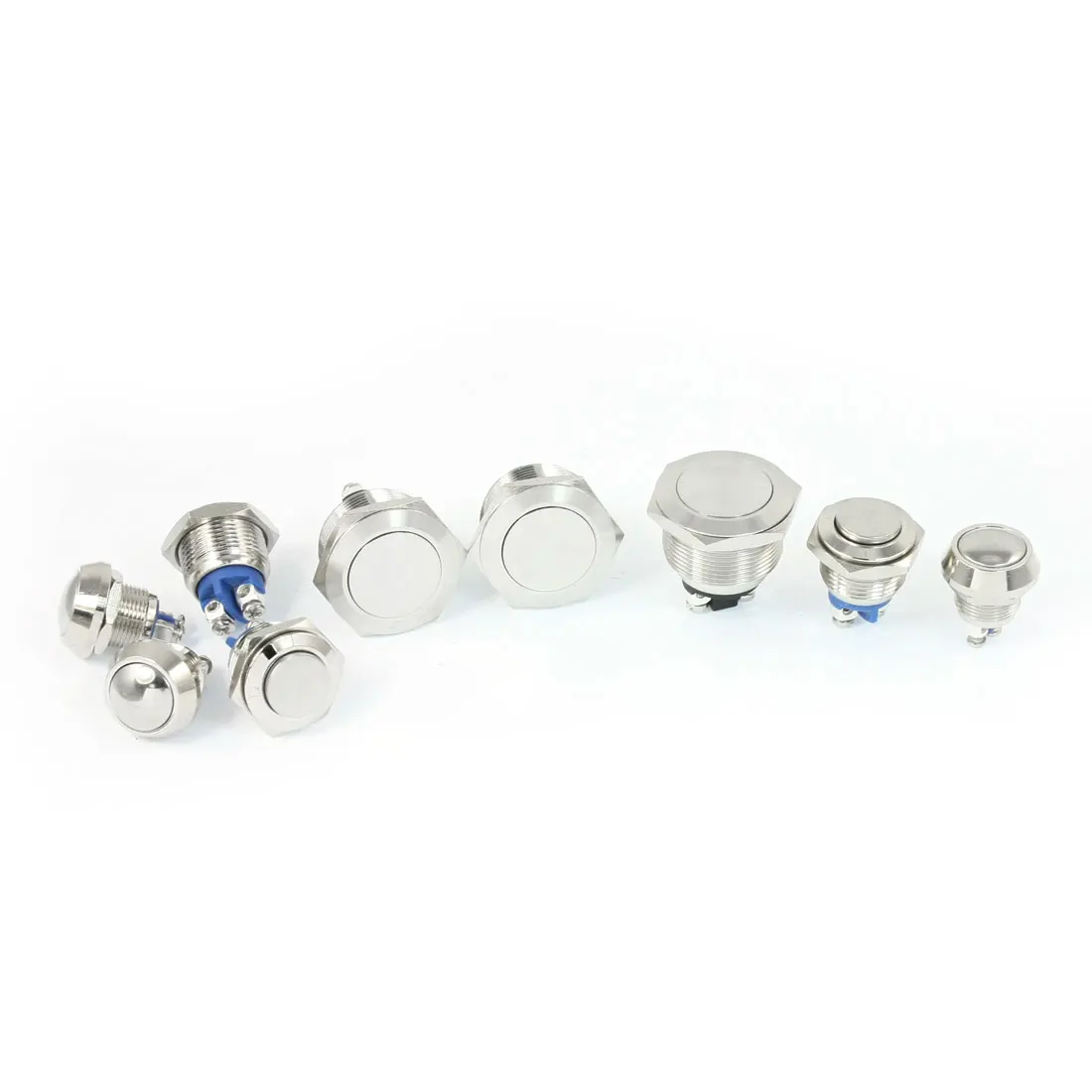 

9 In 1 12Mm 16Mm 22Mm Threaded Spst Momentary Push Button Switch 24V 3A