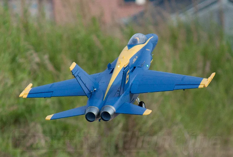 Freewing F18 F/A 18C Hornet Blue Angels 90 мм EDF Jet PNP или комплект + servo выдвижной F 18 C