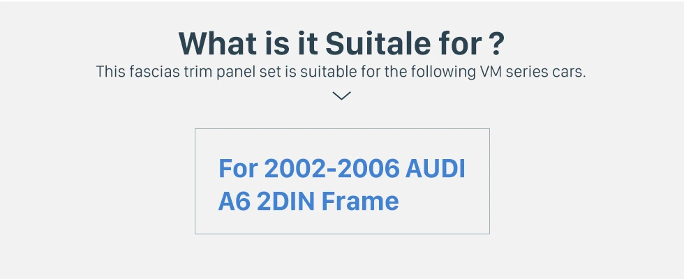 Seicane Двойной Дин Радио фасции панель адаптер DVD рамка 2 Din Dash установка комплект для Audi A6 C5 ремонт ободок автомобиля