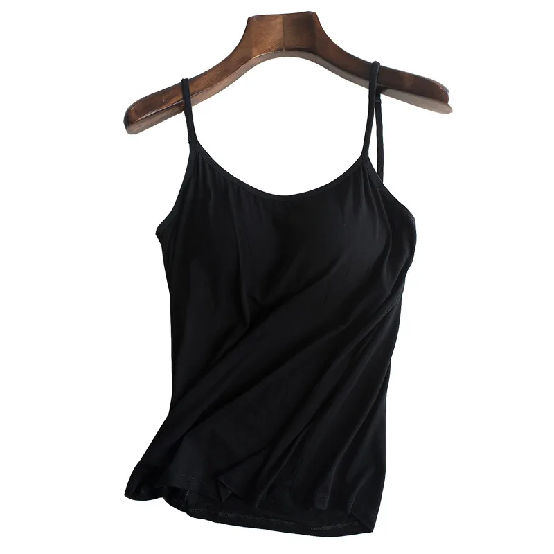 

Ladies Modal Strap Top Camis Vest Solid Nightshirt Summer Casual Home Wear Shirt Sleepwear O-Neck Sexy Nightwear Lingerie