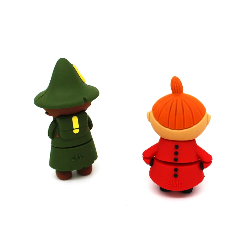 Горячая Распродажа мультфильм Moomin долина флеш диск USB 2 0 32 Гб 64 Милая карта памяти