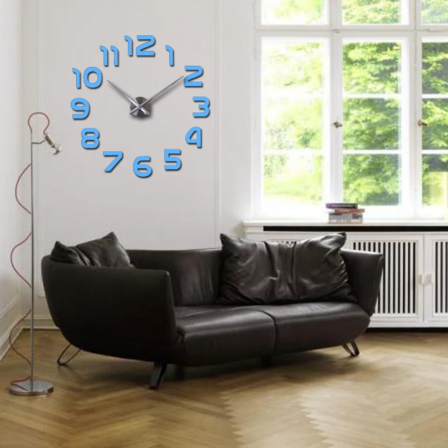 Новые горячие наклейки на стену часы Акриловые кварцевые материал домашний Декор Гостиная Европа numberdiy наклейки натюрморт