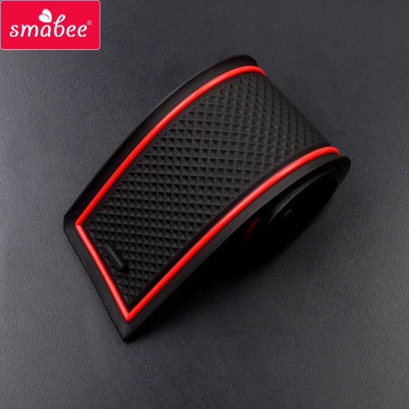 smabee Gate slot mats For TOYOTA VOXY/NOAH 70 ZRR7#G/W 2007-2013 Accessories,3D Rubber Car Mat RED WHITE BLACK