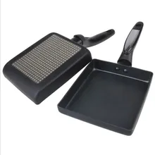 Japanese Jade Burning Plate Steak Frying Pan 15*18cm Pan Square Frying Pan Without Coating Quiche Pot цена Japanese Jade Burning Plate Steak Frying Pan 15*18cm Pan Square Frying Pan Without Coating Quiche Pot цены онлайн