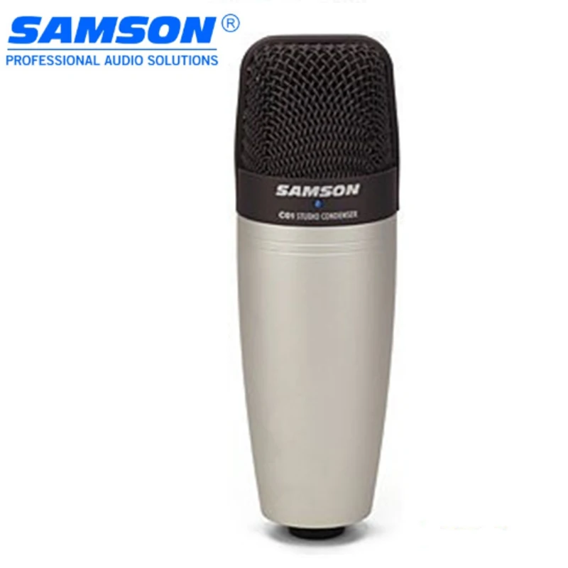 

100% Original SAMSON C01 Condenser Microphone for recording vocals, acoustic instruments and for use as and overhead drum mic