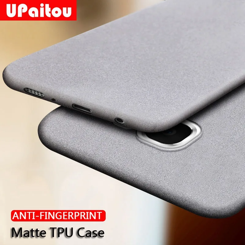 

UPaitou Case for Samsung Galaxy S7 S6 Edge S10 e S9 S8 Plus Anti Fingerprint Case Soft Matte Ultra Thin TPU For Note 9 8 Case