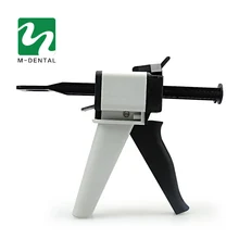 Стоматологическое оборудование, силиконовый резиновый диспенсер для смешивания, Дозирующий пистолет AB, 1:1 пистолет и 1:2, 50 мл, Стоматологический Продукт