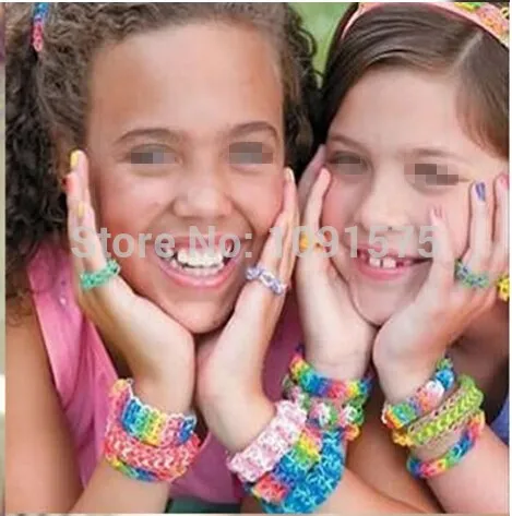 500pcs Girls Hair Bands Small Baby Rubber Band Mix color Hair Rope Ring CJWD103