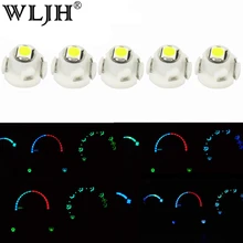 WLJH 5x Яркий стильный 12 В светодиодный светильник, лампочка, комплект для автомобиля, AC, HAVC, панель обогревателя, контрольная лампа для Dodge Ram 1500 2500 3500 DAKOTA