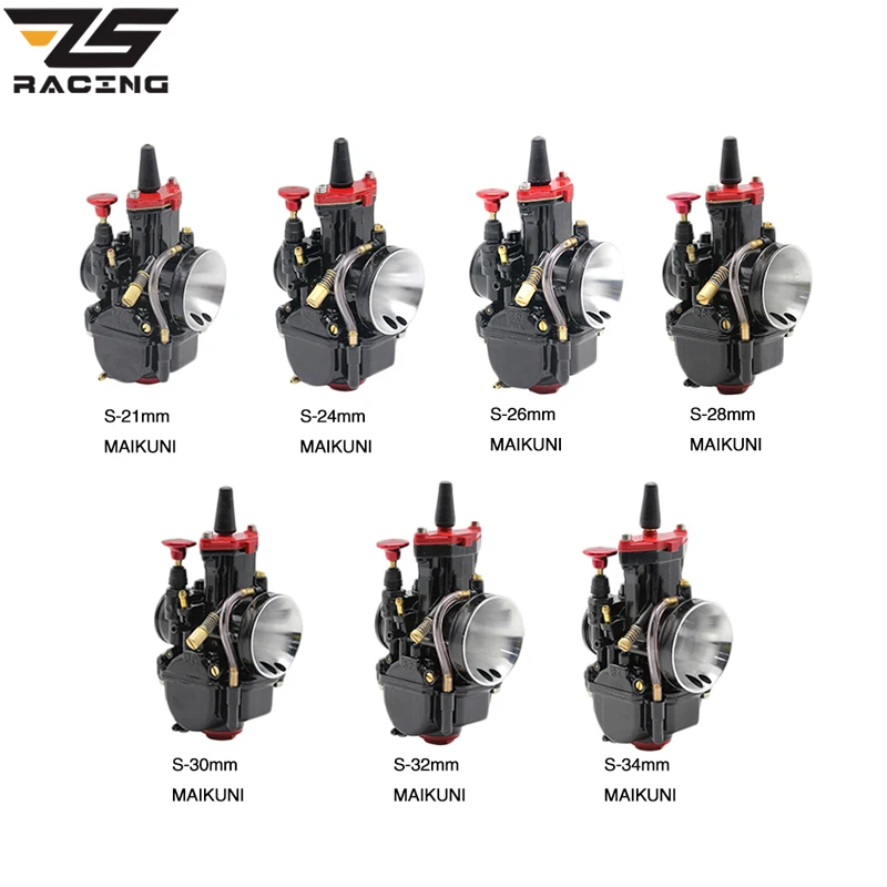 Карбюратор ZS Racing Super Class 21 24 26 28 30 32 34 мм PWK MAIKUNI Универсальный мотоциклетный