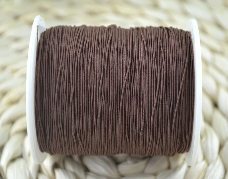 Белая эластичная нить, ткань для одежды, сделай сам, промышленная эластичная швейная нить, катушка 200 метров/рулон - Цвет: as picture