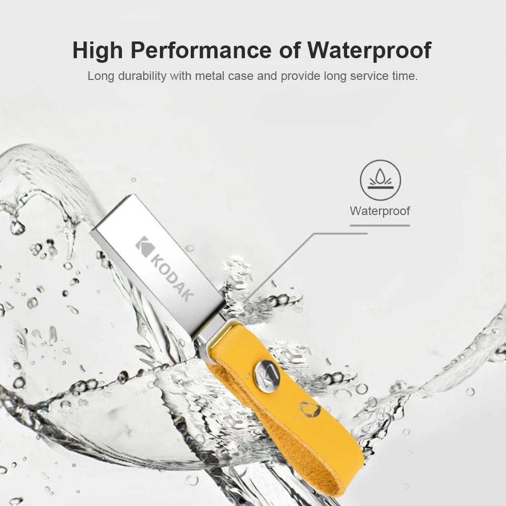 K122 KODAK USB 2 0 u диск водонепроницаемый ударопрочный 64 ГБ 32 16 флеш накопитель