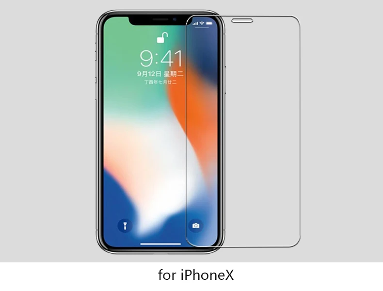 Защитное закаленное стекло для iphone x 6s 7 8 plus XR Защитная стеклянная пленка на iphone x защитная пленка для iphone xs max glass