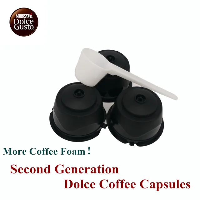 Best Offers 3pcs/pack Refillable Dolce Gusto coffee Capsule nescafe dolce gusto reusable capsule dolce gusto capsules pod cup cafeteira Best Offers 3pcs/pack Refillable Dolce Gusto coffee Capsule nescafe dolce gusto reusable capsule dolce gusto capsules pod cup cafeteira