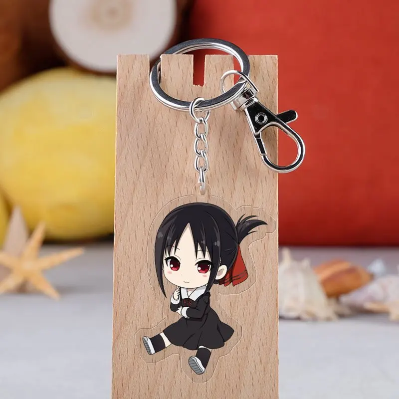 Брелок для ключей Kaguya sama: Love Is War из японского аниме держатель с героями