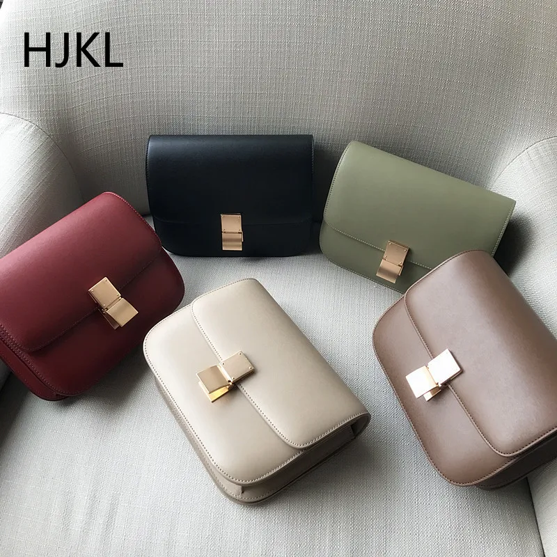 

2018 LEATHER WOMEN'S SINGLE SHOULDER CLUTCH BAG FASHION KOREAN STYLE BRAND COWHIDE HANDBAG BAG TIDE WALLET PURSE WOMEN HAND BAG