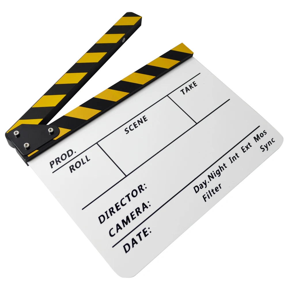 Красочные Акриловые 29 8*24 8 см фильм Хлопушка доска Slate Cut Prop Dry Erase режиссер ТВ Фильм