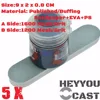 Bâtons de papier de verre de polissage pour Kit de modèle, accessoires d'outils de finition pour loisirs, 5/paquet ► Photo 3/4