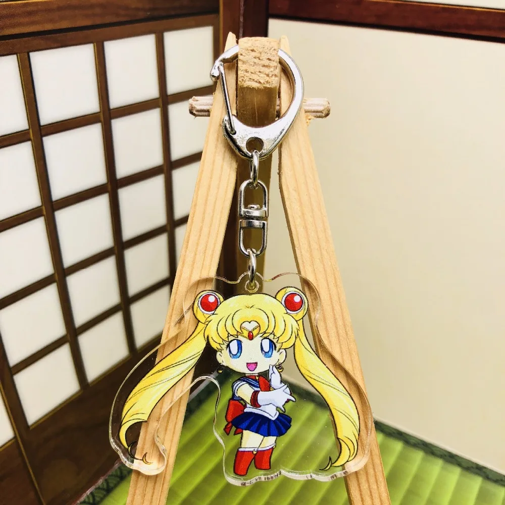 

Sailor Moon Anime keychain Acrylic strap/charms/Key ring D331