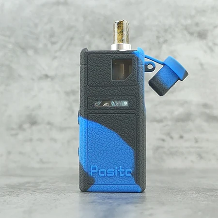 Чехол с текстурой для Smoant Pasito Vape Pod Kit, защитный силиконовый чехол, гелевый Чехол, подходит для Cloupor Smoant Pasito Mod - Цвет: Black blue