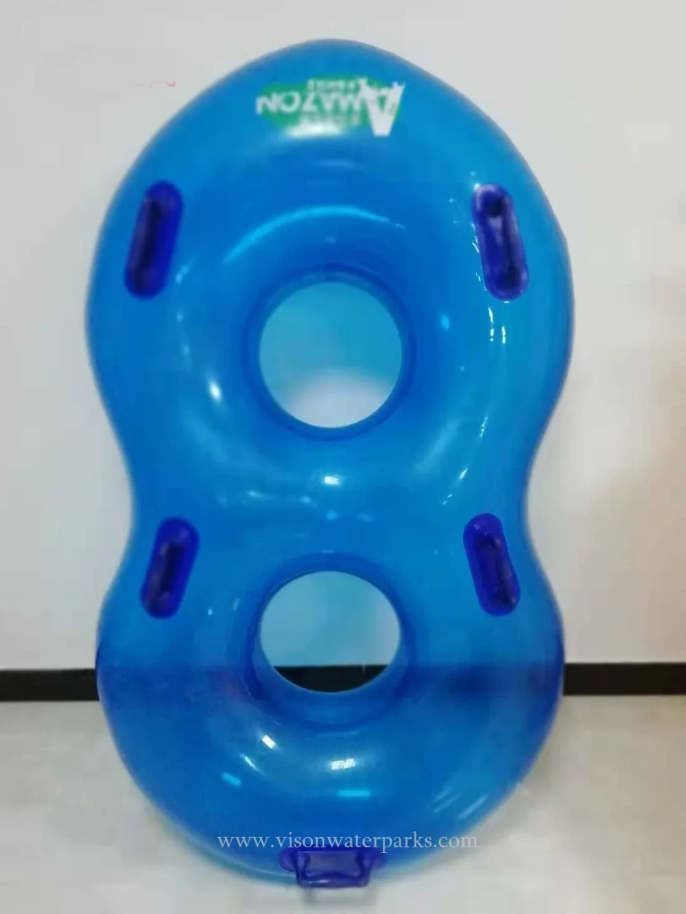 Water Slide transparent inflatable 2 person tube VIT22 for water slide Vison Waterparks (3)