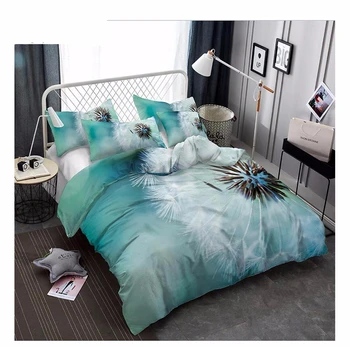 

Modern bedding sets bed sheet duvet cover pillow case 4pcs super king digital Reactive Printing plant home textile