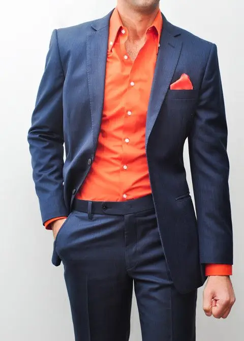 Человек ассоциируется с оранжевым