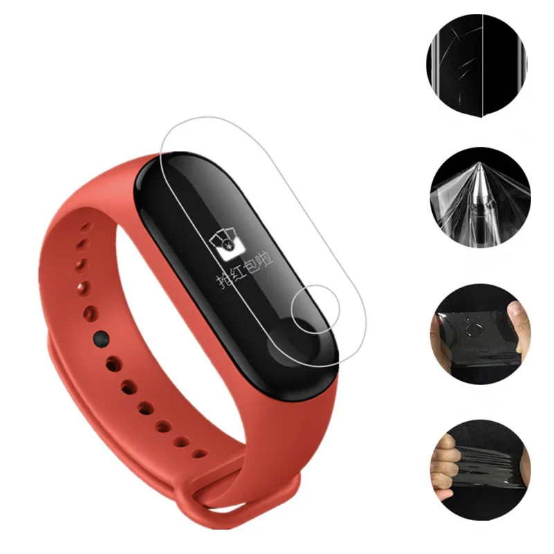 

ZUCZUG 1pcs Protector Miband4 Mi band 4 HD Ultra Thin Anti-scratch Screen Protective Film for Xiaomi Mi Band 4 Band4 Screen
