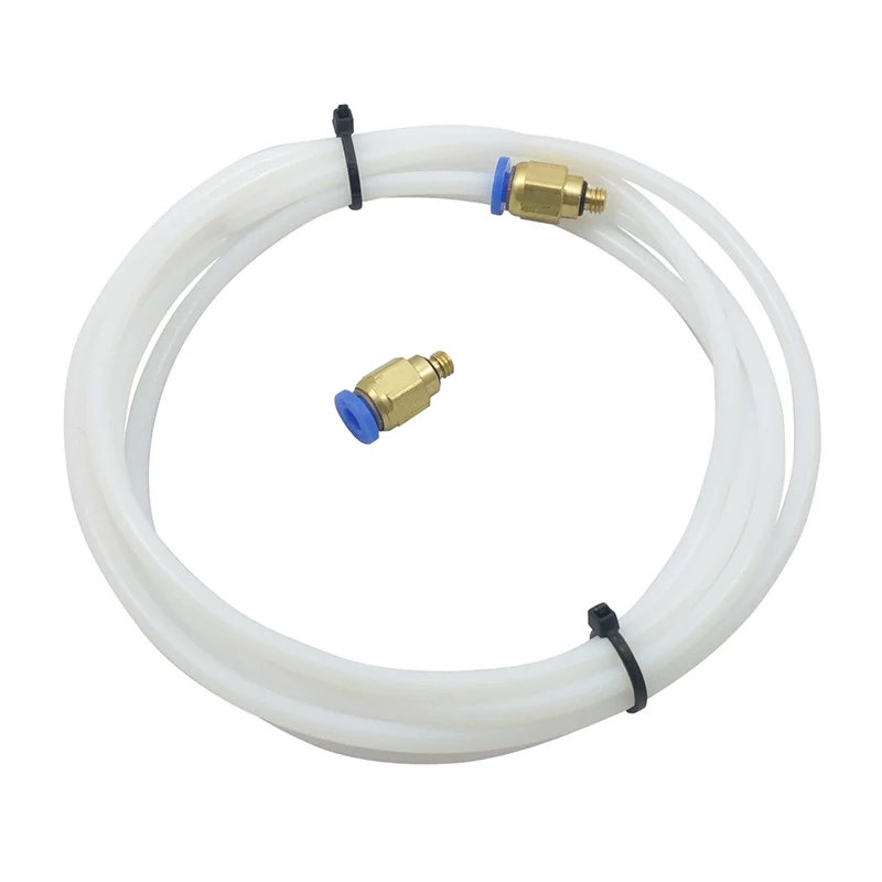 1M 3D Printer Teflon Tube Feeding Carbon Fire Pipe For 1.75mm Filament Blue PTFE
