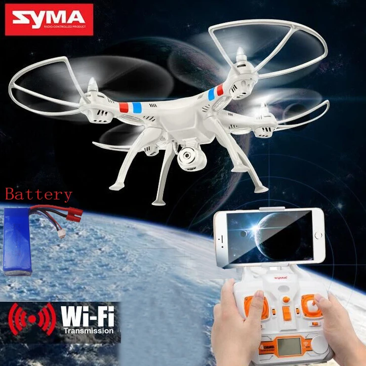 

SYMA X8W FPV Drone with Camera WIFI RC Quadcopter 2MP Wide Angle 2.4G 4CH 6Axis RTF SYMA X8C Dron RC Helicopter toys gift frame