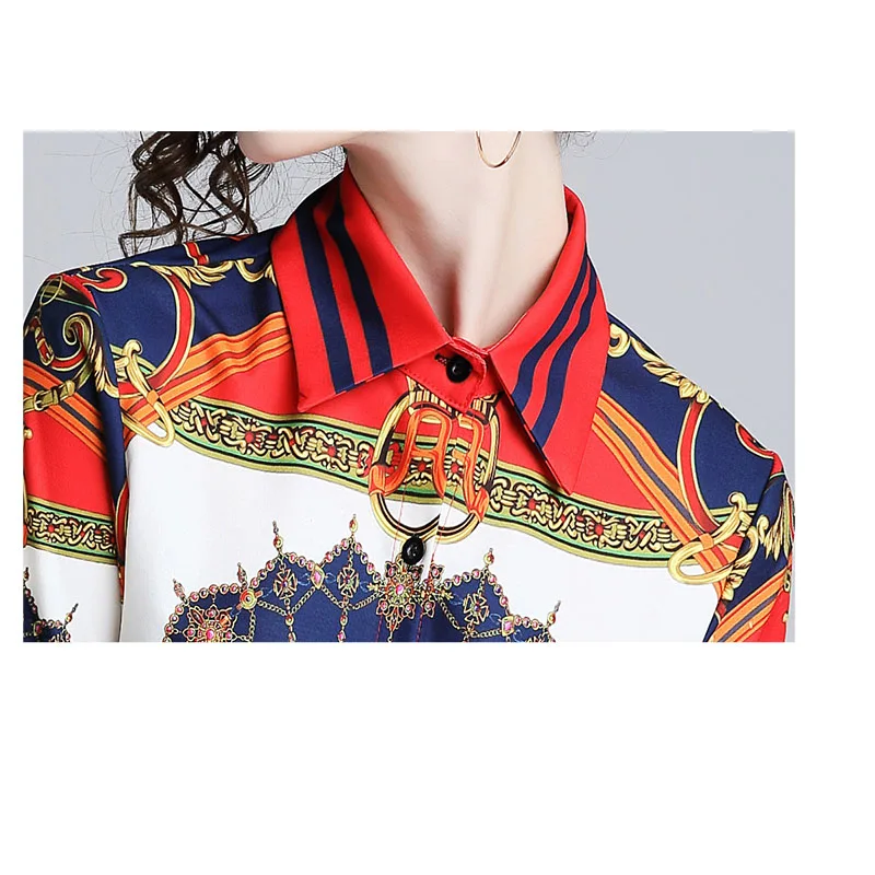 2019 New Spring Summer Women Blouse Flower V-Neck Long Sleeve Work Shirts Women office Tops blouse for business Vestidos 2019 New Spring Summer Women Blouse Flower V-Neck Long Sleeve Work Shirts Women office Tops blouse for business Vestidos