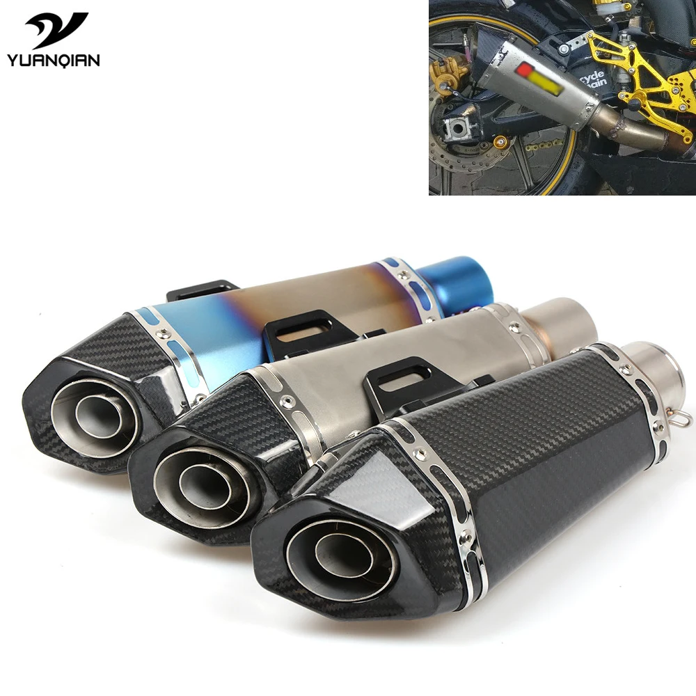 Motorcycle Scooter Exhaust Pipe Modified Exhaust Muffler Pipe For