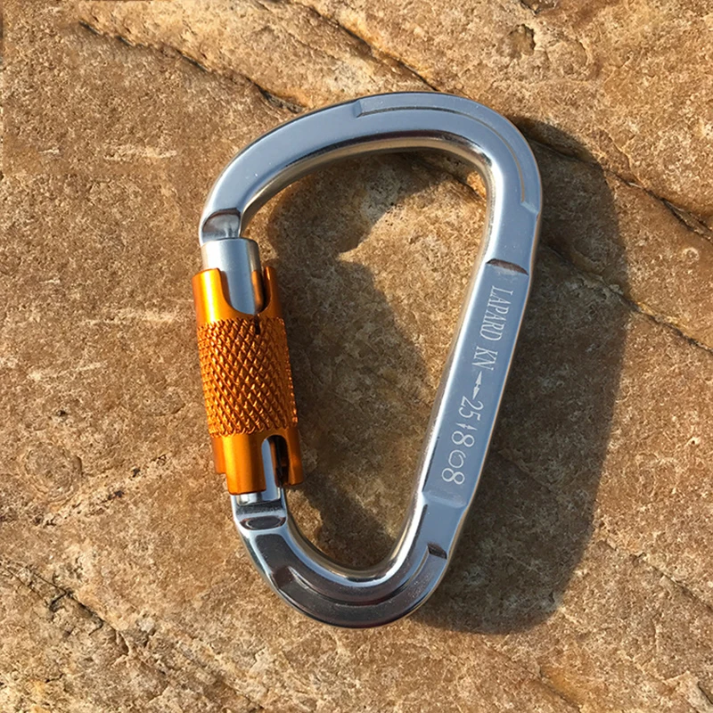 Onedoyee تسلق الجبال carabiners خاصية حجم قفل أوتوماتيكي 25kn الألومنيوم التخييم الإكسسوار الطلق الانقاذ السريع شنقا