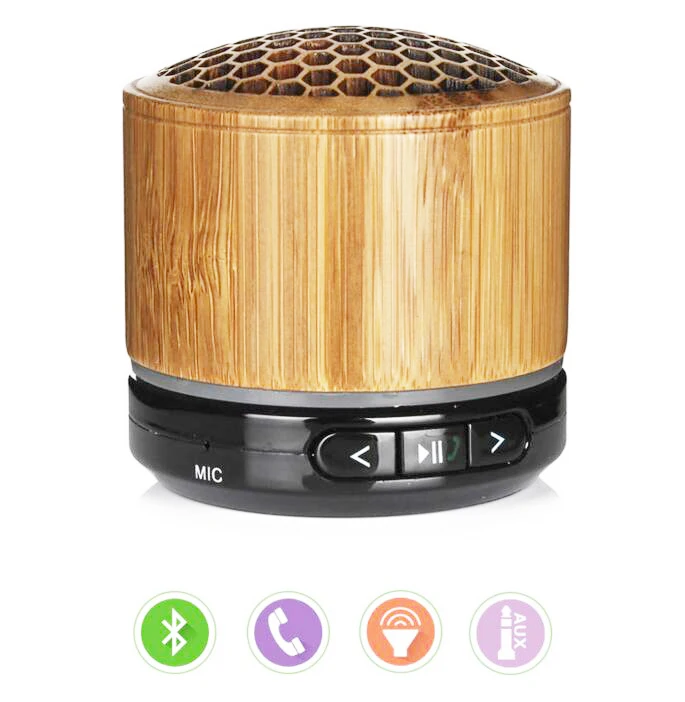 

Original wood Bluetooth Speaker Portable Stereo Wireless Mini wooden Box Bluetooth 4.0 Speaker for IPhone and Android Phones