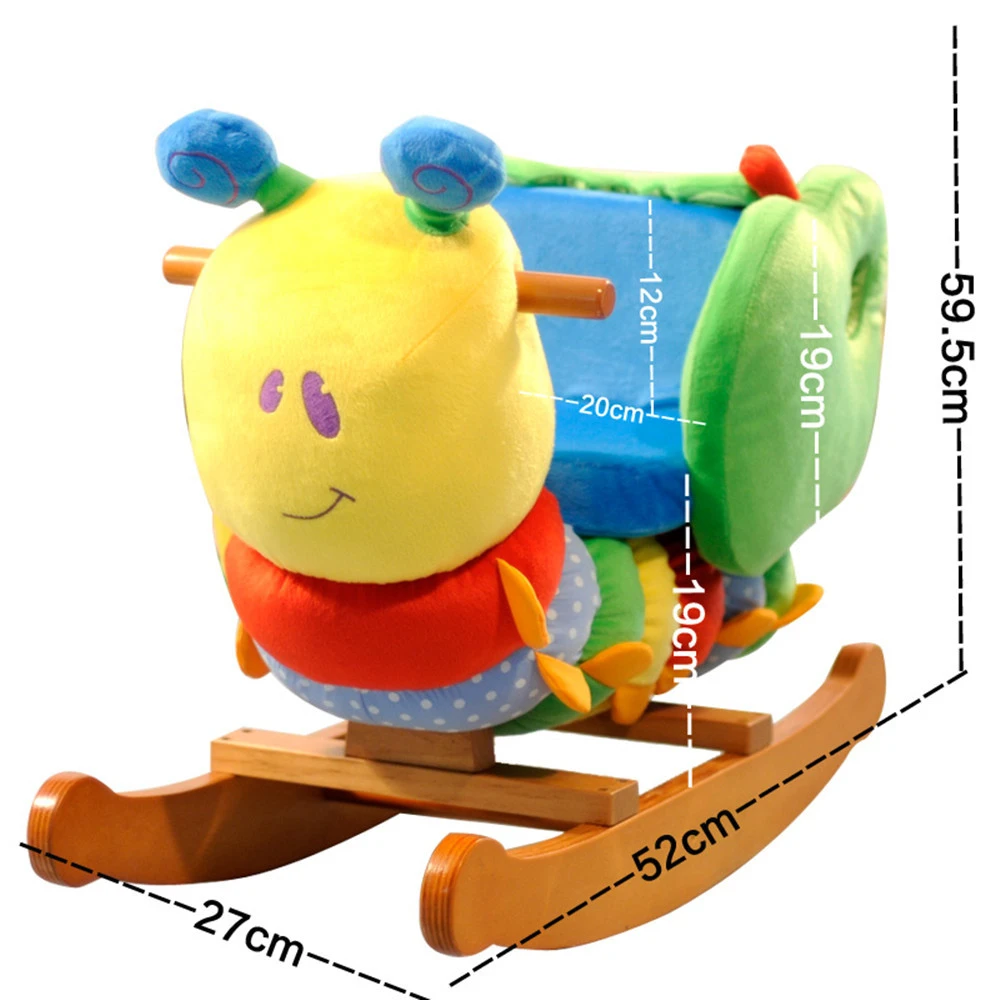 caterpillar rocking horse
